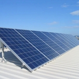 Mikroinstalacja fotowoltaiczna 30 kW na dachu płaskim